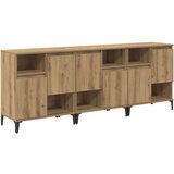  Komode 3 pcs Umjetnički hrast 60 x 35 x 70 cm Konstruirano drvo | shoptok.hr