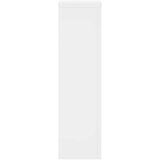 vidaXL Stojalo za rastline 2 kosa belo 17x17x60 cm inženirski les | Shoptok.si