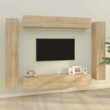  Komplet TV omaric 8-delni sonoma hrast konstruiran les, (20914546) | Shoptok.si