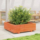  Vrtna sadilica voštano smeđa 80 x 80 x 26,5 cm masivna borovina | shoptok.hr
