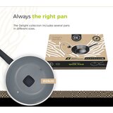  BE Living Wok tava s poklopcem Delight Black 28 cm | shoptok.hr