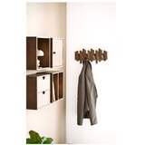 House Nordic Tamno smeđa zidna vješalica od punog hrasta 40 cm Caltra – | shoptok.hr