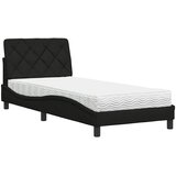 Krevet s madracem crni 90x200 cm od tkanine | Eponuda.ba