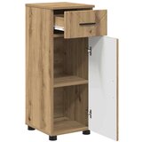 vidaXL Kopalniška omarica s predalom artisan hrast 30 x 35 x 80 cm | Shoptok.si