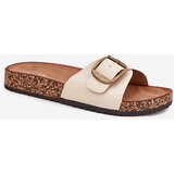 Boto Women's sandals on cork platform with buckle beige Vianara | ePonuda.com