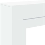 vidaXL Okvir za kamin bela 100x30x87,5 cm inženirski les | Shoptok.si