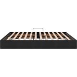  Otomanski krevet s pohranom Crna 160 x 200 cm Baršun | shoptok.hr