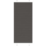 vidaXL Plisirana roleta crna 90x200 cm širina tkanine 89,4 cm Cijene