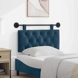  Držeće uzglavlje Zidne Plava 100 x 55 x 7 cm Baršun - Plava 90 cm bez LED | shoptok.hr