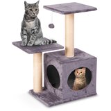 Janshop Mačji praskalnik 71 cm DR-263 Pethaus z miško, siv, (21831587) | Shoptok.si
