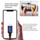 Yesido podatkovni kabel (CA-64) – Type-C na Lightning, 18W, PD, 1,2 m – črn | Shoptok.si