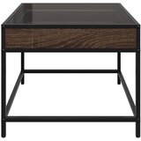  Stolić s beskonačnim LED svjetlima boja hrasta 50x50x41 cm | shoptok.hr