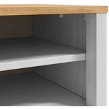  Klupa za hodnik Bijelo 115 x 40 x 45 cm Čvrsto borovo drvo | shoptok.hr