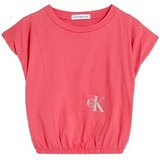 Calvin Klein Jeans Majice s kratkimi rokavi - Rožnata Cene