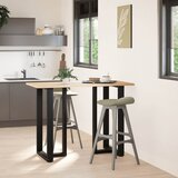  Noge za barski stol T-oblika 2 kom Crne 60x35x(100-101) cm Čelik | shoptok.hr