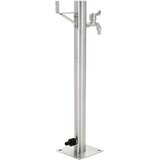  Vrtni stup za vodu od nehrđajućeg čelika okrugli 65 cm | shoptok.hr