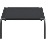  Povišeni krevet za pse crni 90x50x20 cm Oxford tkanina i čelik | Shoptok.si