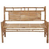  Klupa s jastukom 120 cm od bambusa | shoptok.hr