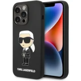 Maska karl lagerfeld hc silicone nft ikonik za iphone 15 pro max crna