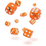 Oakie Doakie kockice dice D6 12 mm translucent - orange (36)