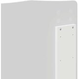 vidaXL Vzglavje z vzglavjem Bela 150 cm Konstruiran les | Shoptok.si