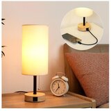  Brilagi - Stona lampa sa USB priključkom TABLON 1xE27/25W/230V hrast/crna/krem | Eponuda.com