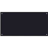 vidaXL Kuhinjski zaštita 2 pcs Crna 100 x 50 cm | shoptok.hr