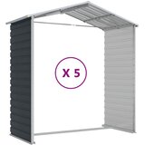  Vrtno spremište antracit 191 x 470 x 198 cm pocinčani čelik | shoptok.hr