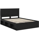  Krevetna konstrukcija Crni hrast 140 x 190 cm Konstruirano drvo | shoptok.hr