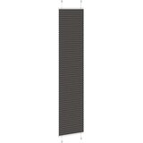  Plisirana zavjesa Crna 45x200 cm Širina tkanine 44,4 cm Poliester | shoptok.hr