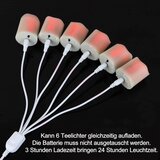 YUNSHENG 12x polnilne LED čajne svečke z daljincem | Shoptok.si
