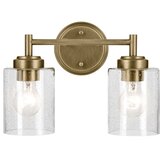  Kichler KL-WINSLOW-2W-NBR - Zidna lampa WINSLOW 2xE27/60W/230V, mesing | Eponuda.com