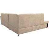 MID.YOU KOTNA SEDEŽNA GARNITURA, velur temno rjava, bež | Shoptok.si