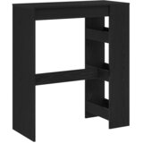  Barski stol s policama Crni hrast 90x40x103,5 cm Konstruirano drvo | shoptok.hr