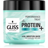 Schwarzkopf Gliss Protein+ vlažilna maska s kakavovim maslom 400 ml | Shoptok.si