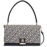 Tommy Hilfiger Ročna torbica bež / modra / marine | Shoptok.si