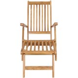  palubna stolica 2 pcs Prirodna Čvrsto teak drvo - 2x stolica | shoptok.hr