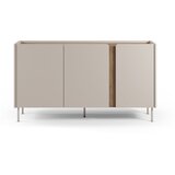 Marckeric Krem/u prirodnoj boji komoda u dekoru hrasta 150x82,5x40,5 cm Lucile – | shoptok.hr