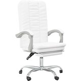  Pisarniški stol belo umetno usnje, (21113827) | Shoptok.si
