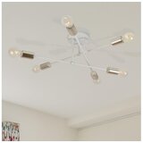  plafonski luster cambridge 6xE27/15W/230V mesing/bela | Eponuda.com