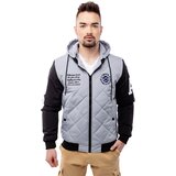Glano Men's Quilted Transition Jacket - gray Cene