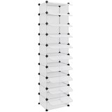  Stalak za cipele prozirni 44 x 32 x 174 cm PP | Eponuda.com