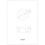 Globo 56964W - led stropno svetlo raymond LED/12W/230V 3000K prečnik 15 cm bela | Eponuda.com