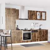  8-dijelni set kuhinjskih ormarića "Porto" dimljeni hrast, inženjersko drvo | shoptok.hr