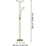 Eglo baya podna lampa+za čitanje v-1800 brunirana s pote. | ePonuda.com