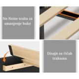  Versaj Bračni Krevet 216X164X108 cm - Sivi + Forma Dušek za Bračni krevet 160x200 cm | Eponuda.com