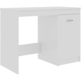  Radni stol visoki sjaj bijeli 100x50x76 cm konstruirano drvo | shoptok.hr