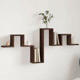 vidaXL Zidna polica boja smeđeg hrasta 104 5x10x43cm konstruirano drva cijene