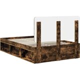  Konstrukcija postelje z vzglavjem Dimljeni oreh 120 x 190 cm, (5000120842) | Shoptok.si