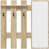  Vješalica za kapute na zidu Sonoma hrast 100 x 10 x 100 cm | shoptok.hr